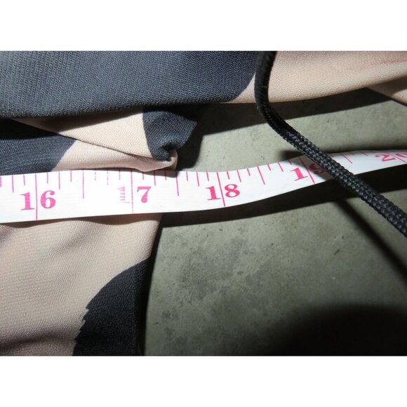 Maggy London Leopard Print Wrap Midi Jersey Knit Dress Made in Sri Lanka sz 10 - Picture 7 of 9